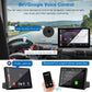 APHQUA Portable Wireless Carplay with Light-Sensing, 9 Inch IPS Touchscreen Car Stereo with Dual Speckers, Works with Carplay, Android Auto, Mirror Link, Bluetooth, Google, Siri